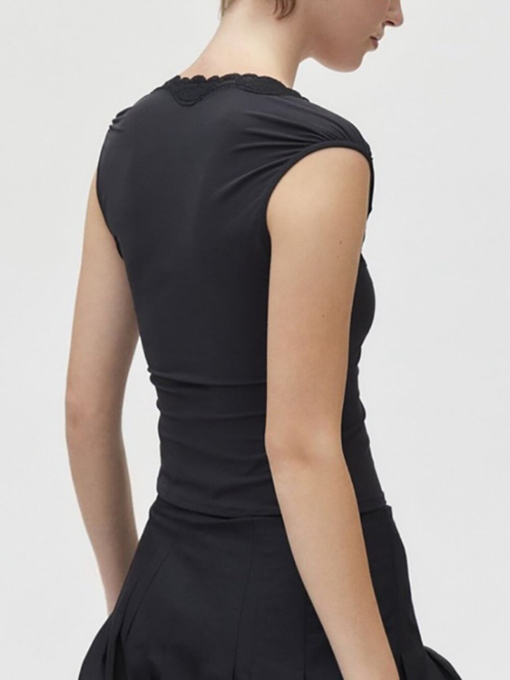 UO Out From Under Vivian Square Neck Top - Picture 2 of 4